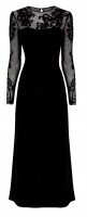 Черное длинное платье Karen Millen